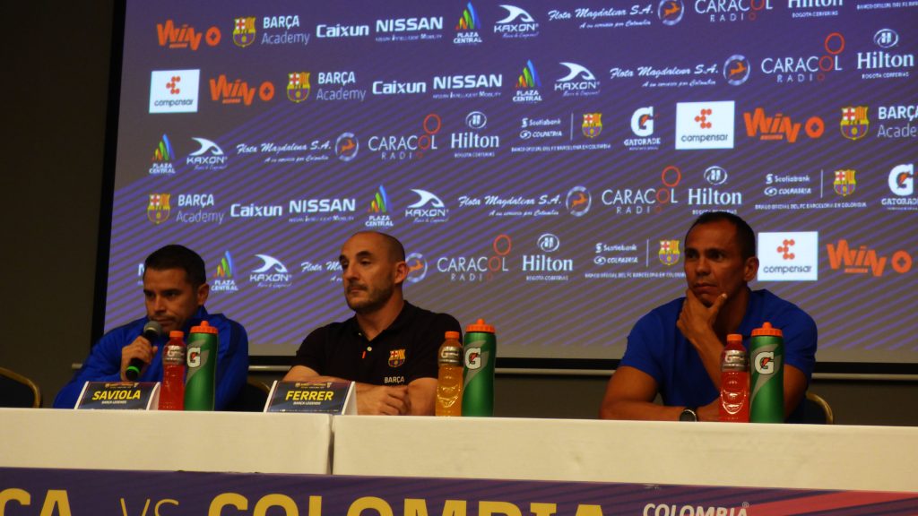 Barça Legends se toma a Bogotá