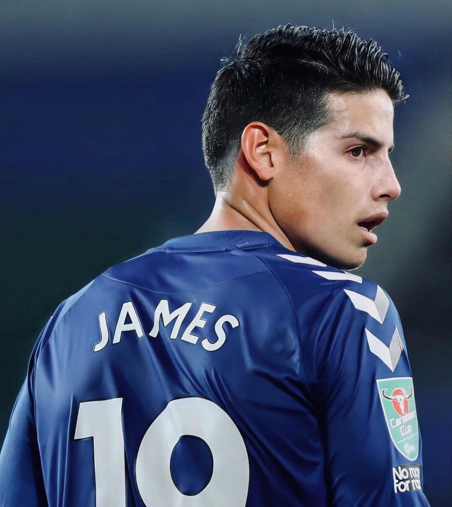 James Rodríguez nuevamente baja para el Everton