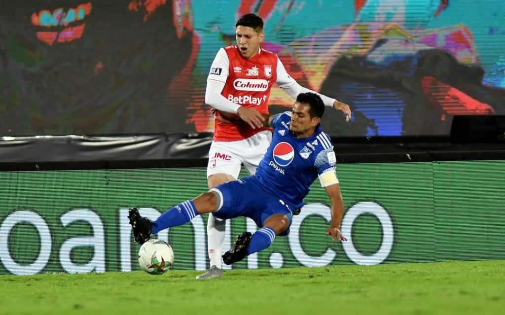 El líder Millonarios recibe al colero Santa Fe